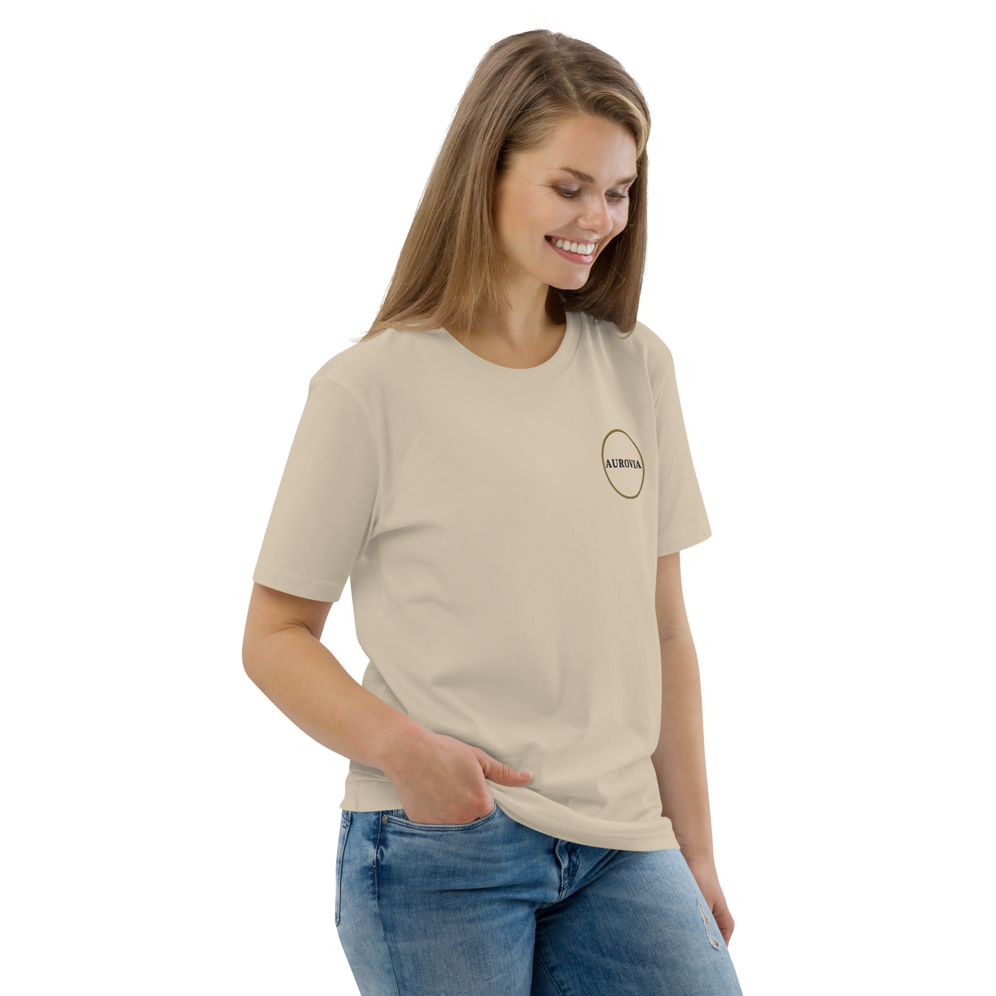 Aurovia Signature Tee (Unisex/Organic/Embroidered)