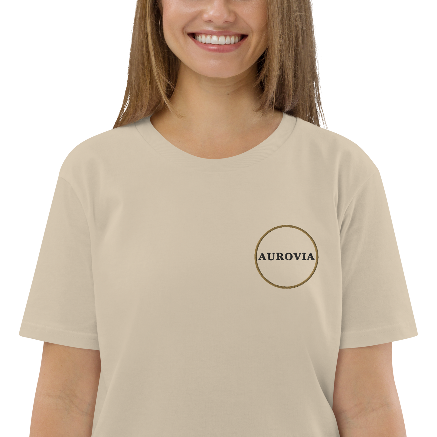 Aurovia Signature Tee (Unisex/Organic/Embroidered)